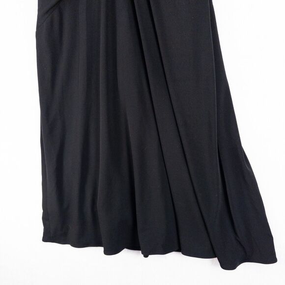 Laundry By Shelli Segal Dress Size 2 Black Vintage V Neck Side Zipper - Picture 3 of 15